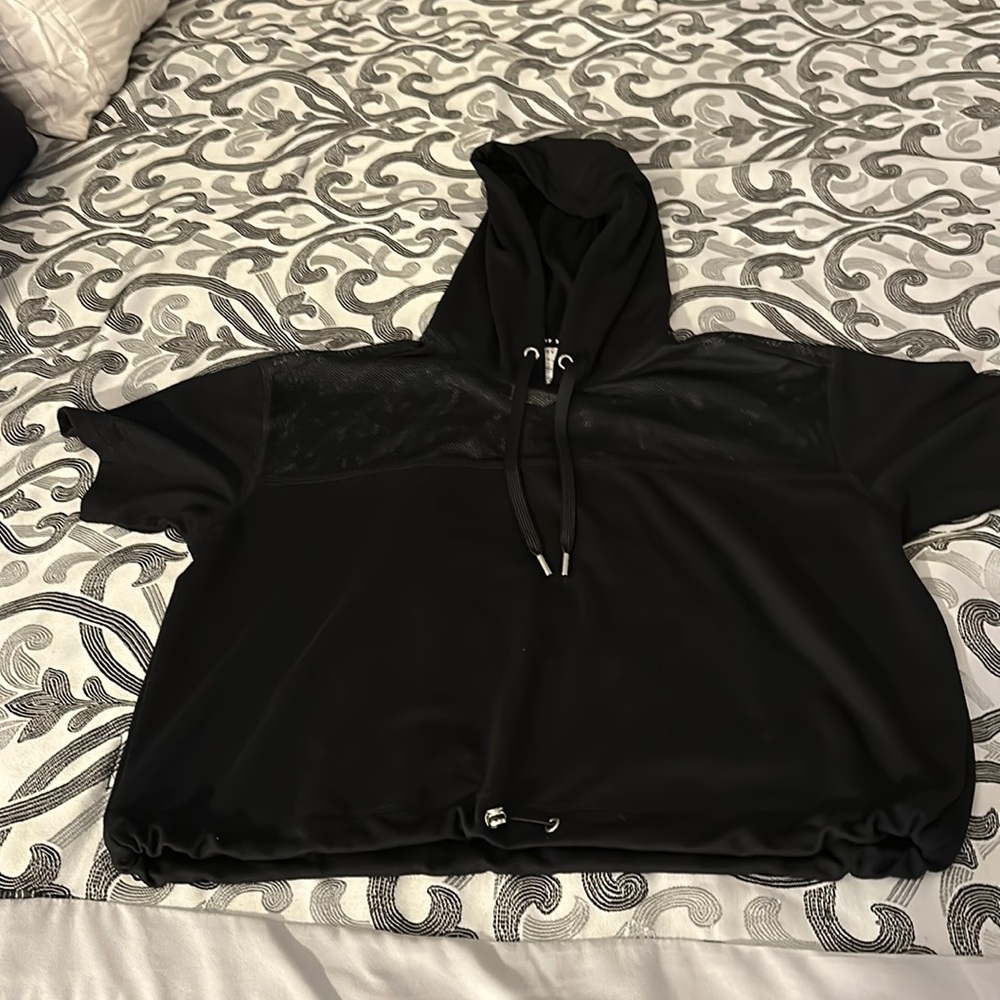Womens DKNY sport mesh hoodie